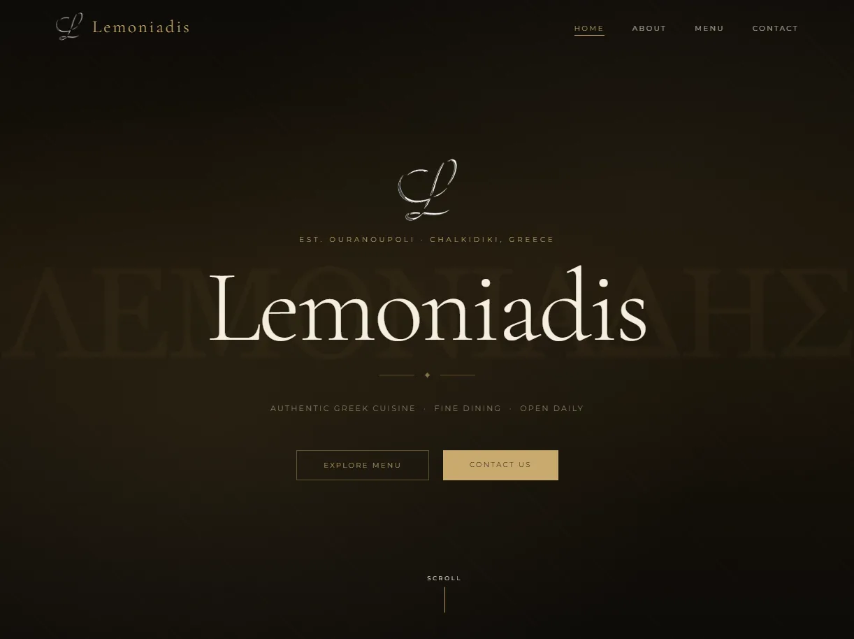 Lemoniadis website on tablet